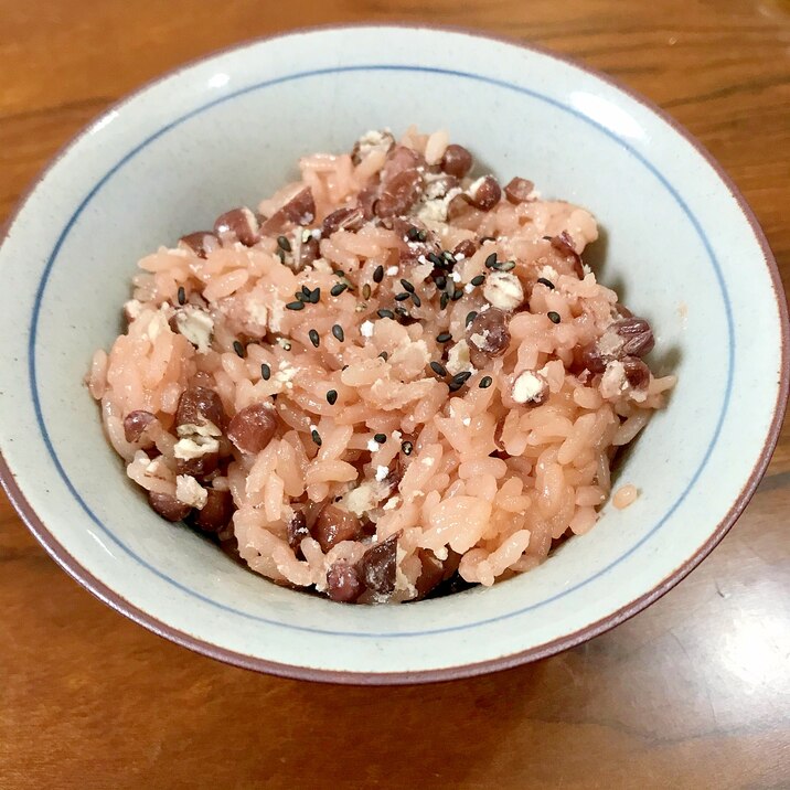 炊飯器で作る赤飯